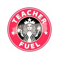 teacher fuel coffee logo so lucky svg, dxf, png, cut files, cricut use silohuette teacher appreciation back to school es