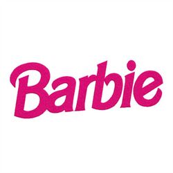 barbie text embroidery designs, barbie font, barbie lettering embroidery pattern for girls 6 size instant download inact