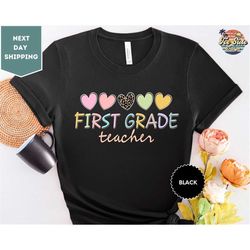 first grade teacher shirt, 1st grade teacher shirt, first day of school shirt, back to school gift