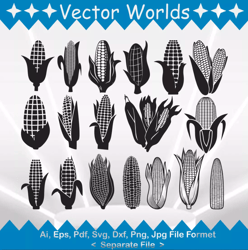 corn svg, corns svg, food, work, svg, ai, pdf, eps, svg, dxf, png, vector