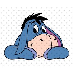 sad donkey svg, layered cricut svg