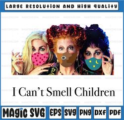 hocus pocus i can't smell children mask witches tv show horror character gifts png file download
