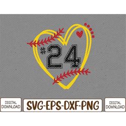 softball jersey 24 trendy softball, softball heart tank top svg, eps, png, dxf, digital download