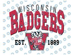 vintage 90's wisconsin badgers svg, wisconsin  svg, vintage style university of wisconsin, ncaa svg, ncaa sport svg, dig