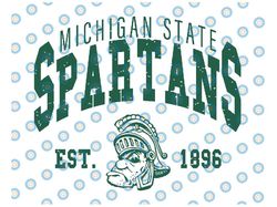 vintage 90's michigan state spartans svg, michigan state  svg, vintage style university of michigan state ncaa svg, ncaa