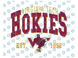 vintage 90's virginia tech hokies svg, virginia tech svg, vintage style university of virginia tech svg, ncaa svg, ncaa