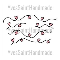 heart line starbucks full wrap svg, trending svg, heart line wrap, heart line full wrap, starbucks heart line, heart lin