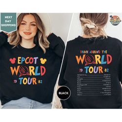 epcot world tour 1982 sweatshirt, epcot since 1982 sweatshirt, disney lover gift shirt, vintage disney shirt, mickey and