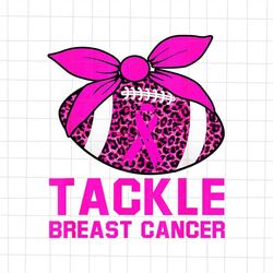 tackle breast cancer png, pink football png, football breast cancer awareness png, football cancer warrior png