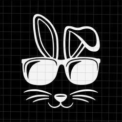 Bunny Face Sunglasses Svg, Rabbit Sunglasses Easter Day Svg, Bunny Rabbit Easter Day Svg, Bunny Bandana Heart Svg, Easte