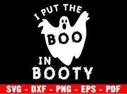 i put the boo in booty svg, happy halloween svg,  halloween spider svg, halloween gift, svg for cricut