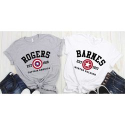 barnes and rogers shirt, captain america winter soldier shirt, barnes 1917, rogers 1918 shirt, steve rogers bucky barnes