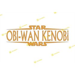 Star Wars Obi Wan Kenobi TV show logo | SVG PNG | Silhouette Cricut Cutting Ready Instant Download