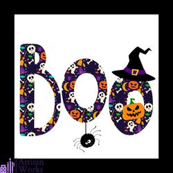 boo halloween svg, witch svg, pumpkin svg, witch hat svg, halloween svg