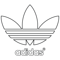 adidas svg, logo svg, logo brand svg, fashion brand svg, famous brand svg, high-end brands, silhouette svg files, cricu