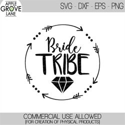 bride tribe svg, wedding svg, bridal shower svg, bachelorette party svg, maid of honor svg, bridesmaid svg - bride shirt