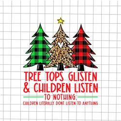 tree tops glisten and children listen to nothing christmas png, christmas tree buffalo plaid png, christmas buffalo plai