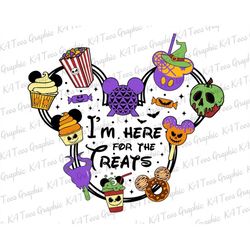 i'm here for the treats svg, snackgoals, halloween svg, trick or treat svg, halloween drink food, season svg, halloween