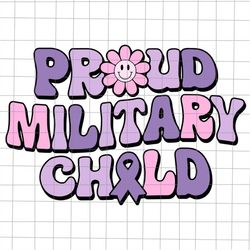 proud military child svg, month of the military child svg