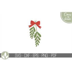 mistletoe svg - christmas svg - mistle toe svg - holly svg - christmas mistletoe svg - 3d mistletoe svg - mistletoe png