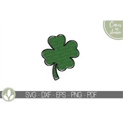 shamrock svg - four leaf clover svg - shamrock outline svg - st patrick svg - clover svg - st patty svg - scribble shamr