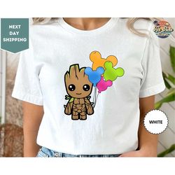 baby groot and mickey ears t-shirt, baby groot shirt, mickey ears shirt, disney baby groot shirt, disney tee shirt, disn