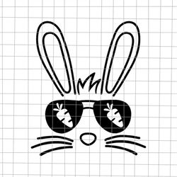 bunny face sunglasses svg, rabbit sunglasses easter day svg, bunny rabbit easter day svg, bunny bandana heart svg, easte