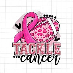 tackle cancer png, football pink breast cancer awareness png, football breast cancer awareness png, football pink ribbon