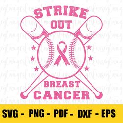 strike out breast cancer svg,cancer awareness,breast cancer,breast cancer shirt,cancer ribbon,svg files for cricut