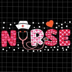 nurse valentines day svg, hat nurse valentine svg, nurse valentine's svg, hat nurse cute love nursing svg, valentine's d