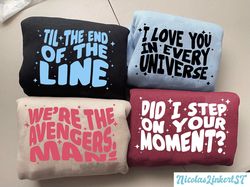 marvel quotes sweatshirt, we are the avengers man, marvel avenger shirt, superhero hoodie, avengers family shirt, marvel