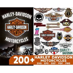 Harley Sticker - Planche Autocollant Harley Davidson 12