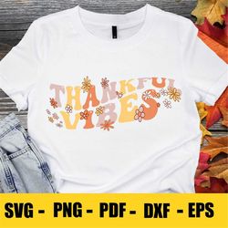 thanksgiving png, thankful vibes png, fall png, thanksgiving sublimation, retro thanksgiving png, hippie thanksgiving pn