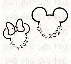 family trip 2023 svg, mouse mice svg, family vacation 2023 svg, customize gift svg, vinyl cut file, png, printable desig