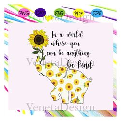 in a world where you can be anything be kind svg, be kind svg, autism svg, autism awareness svg, autism day for silhouet