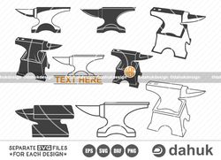 anvil svg, anvil icons, anvil vector, blacksmith svg, forged steel svg, metal iron tool svg,cut file for silhouette, svg