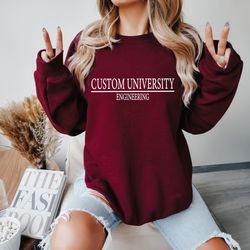 custom college sweatshirts, custom university sweatshirt, personalized college sweatshirt, custom de