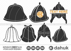 sauna hat svg, hat svg, sauna hat cut files, hat dxf, sunna hat vector, cut file, for silhouette, svg, eps, dxf, png, cl