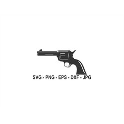 revolver svg,handgun svg,gun svg,pistol svg,colt svg,instant download,svg, png, eps, dxf, jpg digital download