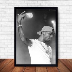 young dolph music poster canvas wall art home decor (no frame)