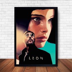 leon the professional movie poster canvas wall art home decor (no frame)