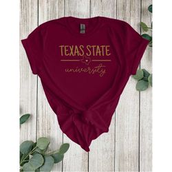 texas state shirt - txst - texas college