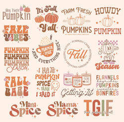 retro fall bundle svg png, thanksgiving svg