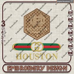 mls houston dynamo fc embroidered gucci embroidery design, mls embroidery files, mls team embroidery, digital download