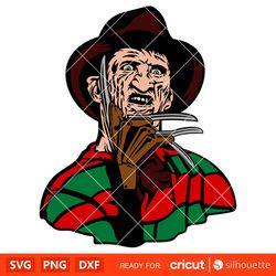 freddy krueger svg, never sleep again svg, nightmare on elm street svg, horror movie halloween svg