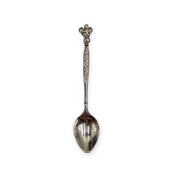 coffee spoon angel, code zov, completely 925 sterling silver, gift version