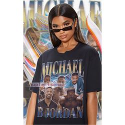 michael b. jordan vintage shirt | michael b. jordan homage tshirt | michael b. jordan fan tees | michael b. jordan retro