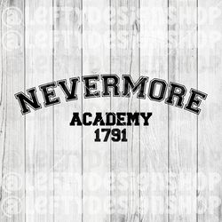 nevermore academy | wednesday addams | svg | png | instant download