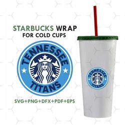 tennessee titans starbucks wrap svg, sport svg, tennessee titans svg, titans svg, nfl starbucks svg, titans starbucks wr