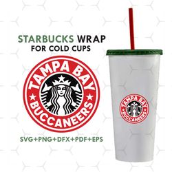 tampa bay buccaneers starbucks wrap svg, sport svg, tampa bay buccaneers svg, buccaneers svg, nfl starbucks svg, buccane